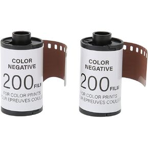 2 Roll 35mm Roll Film, 8 Sheets Each High Definition HD Camera Color Negative Film for Beginners in Saudi Arabia
