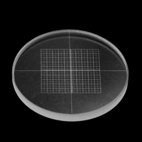 Microscope Accessories Kit Microscope Eyepiece Micrometer Diameter 20 Mm/ 24 Mm DIV=0.1 with Grid Cross Scale Reticle Microscope Slides (Color : Diameter 24 mm) in Saudi Arabia