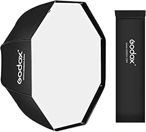 Godox Portable 120cm/47.2" Umbrella Octagon Softbox Reflector with Carrying Bag for Studio Photo Flash Speedlight in Saudi Arabia