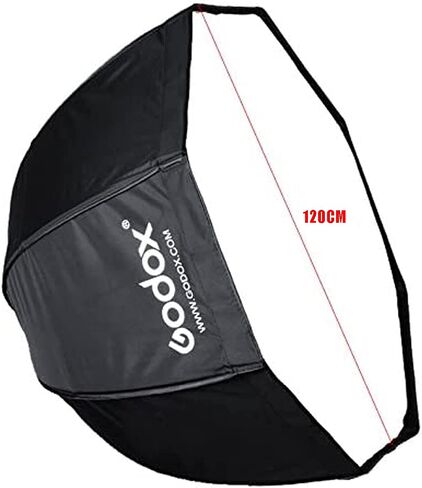 Godox Portable 120cm/47.2" Umbrella Octagon Softbox Reflector with Carrying Bag for Studio Photo Flash Speedlight in Saudi Arabia