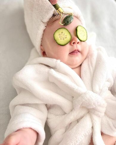 M&G House Newborn Photography Props Bathrobe Outfits Girl Baby Robe Bath Towel Costume Sets 0-6 Months(Pink) in Saudi Arabia