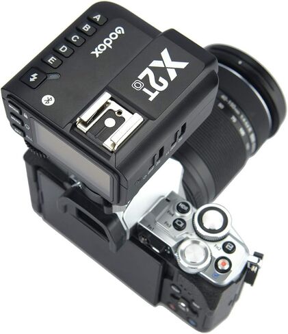 Godox X2T-O TTL Wireless Flash Trigger for Olympus, 1/8000s HSS Bluetooth Connection Supports App Controller, TCM Function, 5 Separate Group Buttons, Hotshoe Locking, AF Assist Light in Saudi Arabia