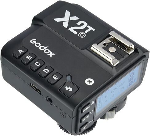Godox X2T-O TTL Wireless Flash Trigger for Olympus, 1/8000s HSS Bluetooth Connection Supports App Controller, TCM Function, 5 Separate Group Buttons, Hotshoe Locking, AF Assist Light in Saudi Arabia