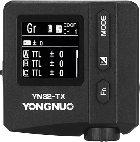 يونغنو مشغل ارسال فلاش لاسلكي YN32-TX TTL 2.4G متوافق مع كاميرا سوني، HSS 1/8000s TTL/M/متعدد in Saudi Arabia