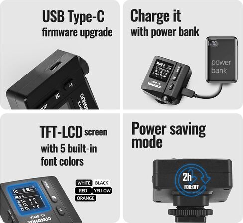يونغنو مشغل ارسال فلاش لاسلكي YN32-TX TTL 2.4G متوافق مع كاميرا سوني، HSS 1/8000s TTL/M/متعدد in Saudi Arabia