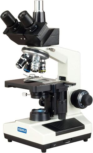 OMAX 40X-2000X Compound Advance Darkfiled Trinocular LED Microscope with 100X Plan Objective in Saudi Arabia