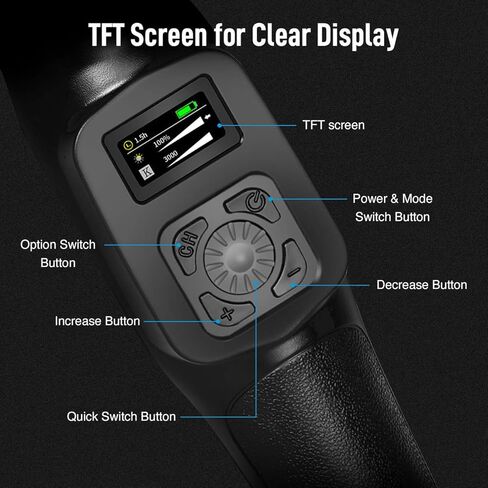Moman MW-18 LED Light Stick Photography Light for Video Photo 3000K - 6500K Lighting Wand USB Charge for Broadcasting, Interview, Vlogging in Saudi Arabia