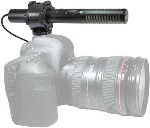 Synergy Digital External Microphone Compatible with Sony a7R IIIA Digital Camera Condenser Stereo XY Microphone Kit for DSLR's and Video camcorders - with a Pack of 4 AA NiMH Rechargeable Batteries in Saudi Arabia