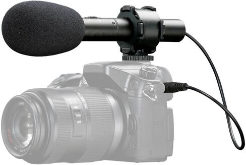 Synergy Digital External Microphone Compatible with Sony a7R IIIA Digital Camera Condenser Stereo XY Microphone Kit for DSLR's and Video camcorders - with a Pack of 4 AA NiMH Rechargeable Batteries in Saudi Arabia