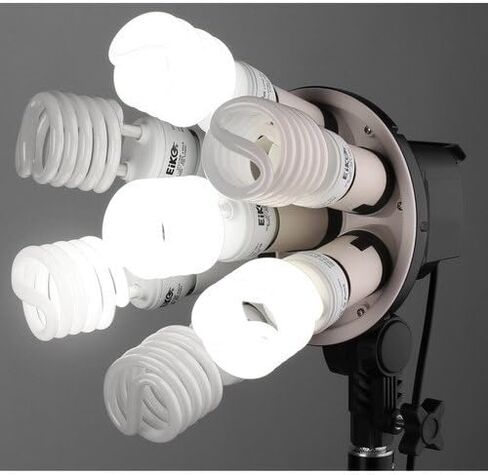 Raya Octa Fluorescent 7 Socket Fixture in Kuwait