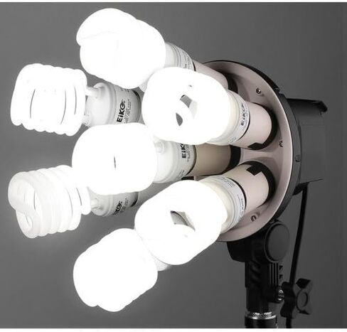Raya Octa Fluorescent 7 Socket Fixture in Kuwait