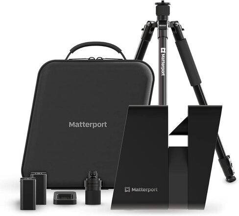Matterport Pro2 Camera Travel Case Bundle - High Precision Scanner 360 Virtual Tours, 4K Photography, 3D Mapping, & Digital Surveys - includes Pro2 Camera, Tripod, Clamp, and 20" Small Hard Case in Saudi Arabia