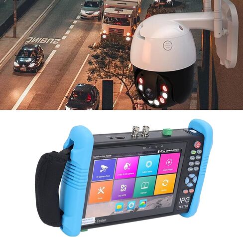 جهاز اختبار كاميرا IP 7in شاشة أمان CCTV شبكة فيديو مراقبة كاميرا اختبار كابل اختبار 100‑240 فولت (قابس الولايات المتحدة) in Saudi Arabia