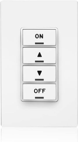 Leviton PLVSW-4LW WH 4-BTN PROVOLT لوحة المفاتيح ON-Off CTRLER in Saudi Arabia