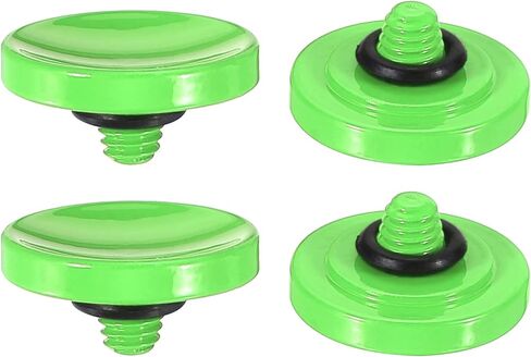 PATIKIL Camera Shutter Button, 4 Pack Soft Shutter Release Button Pure Copper Camera Button Concave Suitable for Nikon for Fujifilm for Leica DSLR/SLR Camera, Red in Saudi Arabia