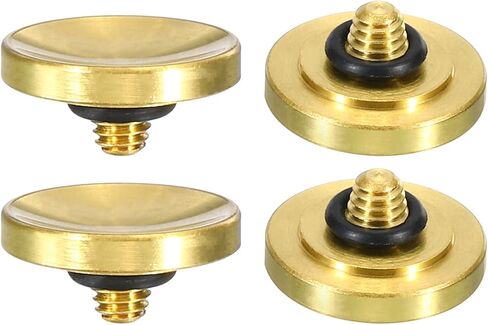 PATIKIL Camera Shutter Button, 4 Pack Soft Shutter Release Button Pure Copper Camera Button Concave Suitable for Nikon for Fujifilm for Leica DSLR/SLR Camera, Red in Saudi Arabia