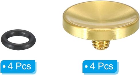 PATIKIL Camera Shutter Button, 4 Pack Soft Shutter Release Button Pure Copper Camera Button Concave Suitable for Nikon for Fujifilm for Leica DSLR/SLR Camera, Red in Saudi Arabia