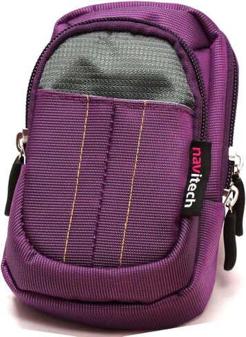 Navitech Purple Protective Portable Handheld Binocular Case and Travel Bag Compatible with The Kowa BD32-10XD Prominar 10x32 (with Belt and Shoulder Strap) in Kuwait