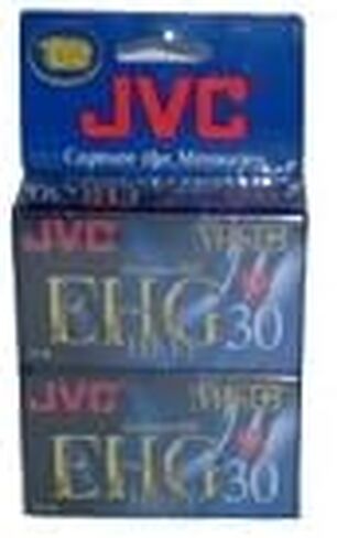 أشرطة كاميرا JVC 30-Minute VHS-C (2 حزمة) (TC30EHGBH2) in Saudi Arabia
