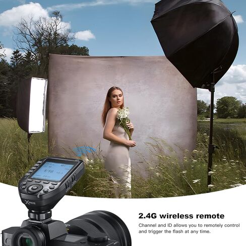 Godox XProII-O TTL Wireless Flash Trigger Transmitter Compatible for Olympus/Panasonic Cameras,2.4G 1/8000s HSS,Bluetooth Connection,New Hotshoe Locking,16 Groups and 32 Channels in Kuwait