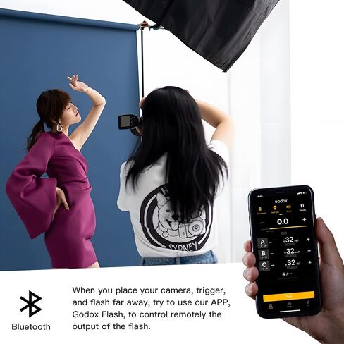 Godox XProII-O TTL Wireless Flash Trigger Transmitter Compatible for Olympus/Panasonic Cameras,2.4G 1/8000s HSS,Bluetooth Connection,New Hotshoe Locking,16 Groups and 32 Channels in Kuwait