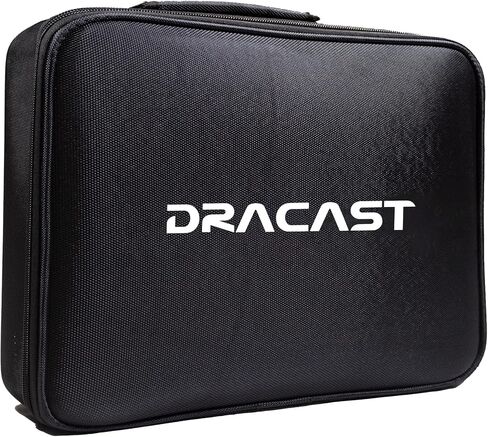 Dracast X Series LED1000 Kit with Injection Molded Travel Case - 3 Pack Includes Panel Lights, Stands, Barndoors | Bluetooth App Control | Bicolor LED Video Light Kit 3200K - 5600K | Dimmable 0-100% in Saudi Arabia