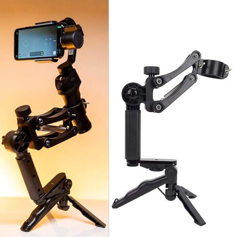 Z Axis 4-axis Stabilizer, Multi-Function Damping Anti-Shake 4th Axis Stabilizer Handle Grip Shock-Absorbing Single Handheld Mount Bracket Photography Gimbal Accessory for Osmo Mobile 3 in Saudi Arabia