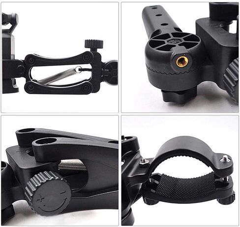 Z Axis 4-axis Stabilizer, Multi-Function Damping Anti-Shake 4th Axis Stabilizer Handle Grip Shock-Absorbing Single Handheld Mount Bracket Photography Gimbal Accessory for Osmo Mobile 3 in Saudi Arabia