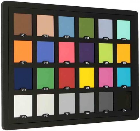 24 Patch Colors Color Checker Classic for Munsell Or Macbeth White Balance Card Decorations in Saudi Arabia