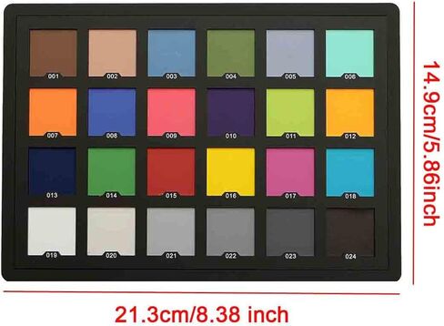 24 Patch Colors Color Checker Classic for Munsell Or Macbeth White Balance Card Decorations in Saudi Arabia