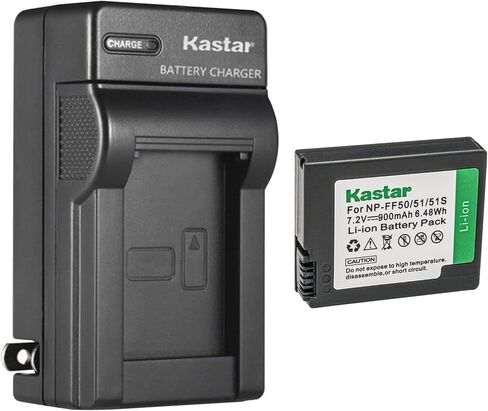 Kastar 1-Pack Battery and AC Wall Charger Replacement for Sony NP-FF50, NP-FF51, NP-FF51S Battery, Sony DCR-HC1000, DCR-HC1000E, DCR-IP1, DCR-IP1E, DCR-IP1K, DCR-IP200K, DCR-PC350, DCR-PC350E Camera in Saudi Arabia