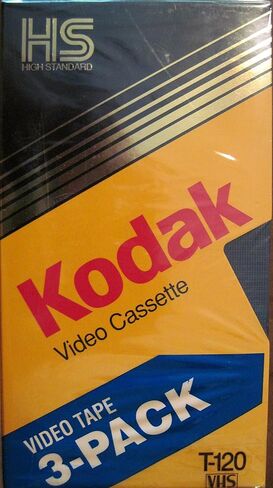 Kodak T-120 Blank Video Cassette 3-pack in Saudi Arabia