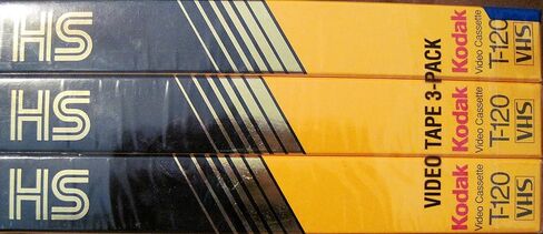 Kodak T-120 Blank Video Cassette 3-pack in Saudi Arabia