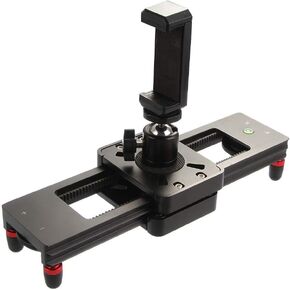 Runshuangyu Portable Mini Camera Track Rail Slider, Video Camcorder Stabilizer for Canon Nikon Sony DSLR Gopro Camera Smartphone - Double Track in Saudi Arabia