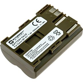 Synergy Digital Camera Battery, Works with Canon EOS-20D Digital Camera, (li-ion, 7.4V, 1500 mAh) Ultra Hi-Capacity, Compatible with Canon BP-511 Battery in Saudi Arabia
