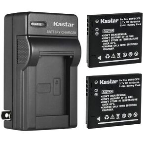 Kastar AC Wall Battery Charger Replacement for Panasonic Lumix DMC-SZ5, Lumix DMC-SZ7, Lumix DMC-TS20, Lumix DMC-FX78, Lumix DMC-FS22, Lumix DMC-FH24 Camera in Kuwait