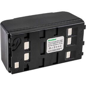 Kastar NiMH Battery 6V 4800mA Replacement for JVC BN-V11U BN-V12U BN-V14U BN-V15U BN-V18U BN-V20U BN-V22U BN-V24U BN-V25U BN-V400U BN-V60U BN-V65 in Saudi Arabia