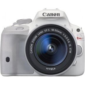Canon EOS Rebel SL1 Digital SLR with EF-S 18-55mm is STM Lens (White) in Saudi Arabia