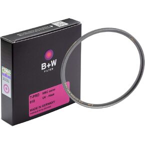 B + W UV-Haze Protection Filter for Camera Lens – Ultra Slim Titan Mount (T-PRO), 010, HTC, 16 Layers Multi-Resistant and Nano Coating, Photography Filter, 49 mm