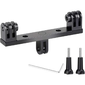 نيتشكيتر محول مزدوج من الالومنيوم مع سن لولبي ثلاثي القوائم 1/4 انش لكاميرا جوبرو هيرو 9/8/7/6/5/4/3/2، واي اي، دي جي اي اوسمو متوافق مع مقبض الهيكل، حامل احادي الحامل in Kuwait