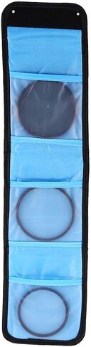 Lens Adapter Camera Filter Case 3 Pockets Bag Camera Filter Wallet Lens Adapter Lens Filter Wallet Case Ring Storage Bag Case Filter Case in Saudi Arabia