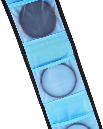 Lens Adapter Camera Filter Case 3 Pockets Bag Camera Filter Wallet Lens Adapter Lens Filter Wallet Case Ring Storage Bag Case Filter Case in Saudi Arabia