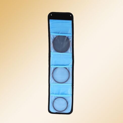 Lens Adapter Camera Filter Case 3 Pockets Bag Camera Filter Wallet Lens Adapter Lens Filter Wallet Case Ring Storage Bag Case Filter Case in Saudi Arabia