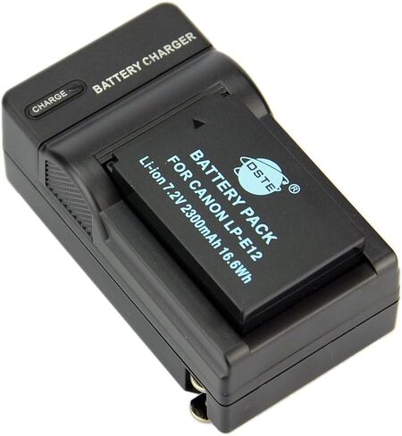 DSTE Replacement for 2X LP-E12 Battery + DC136 Travel and Car Charger Adapter Compatible Canon EOS M EOS M10 M50 EOS Rebel SL1 EOS 100D PowerShot SX70 EOS M100 EOS M200 EOS M200 Specs Digital Camera in Saudi Arabia