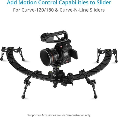 PROAIM Professional Motion Control System w/Wired Remote Controller for PROAIM Line, Curve-N-Line, Curve-120 & Curve-180 Slider. for Fluid & Precisely Controlled Moves, 5kg/11lb Payload (P-MC-CNL) in Saudi Arabia
