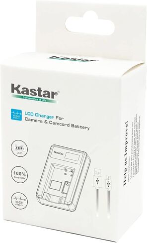 Kastar 1-Pack DMW-BLG10 Battery and LED2 USB Charger Compatible with Panasonic DMW-BLG10, DMW-BLG10E, DMW-BLG10PP, DMW-BLE9, DMW-BLE9E, DMW-BLE9PP Battery, Lumix DC-ZS70, Lumix DC-ZS80 Camera in Saudi Arabia