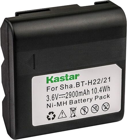 Kastar Battery Replacement for Sharp VL-E765U VL-E770H VL-E780U VL-E785U VL-E850 VL-E980U VL-H410U VL-H420U VL-H700 VL-H770S VL-H800U VL-H800DU VL-H850S VL-A10E VL-A40U Duracell DR7 Video Camera in Saudi Arabia