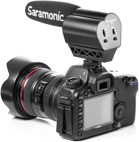 Saramonic VMIC Super-Cardioid Shotgun Condenser Video Microphone for DSLR Cameras, Black in Saudi Arabia