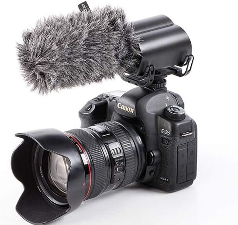 Saramonic VMIC Super-Cardioid Shotgun Condenser Video Microphone for DSLR Cameras, Black in Saudi Arabia