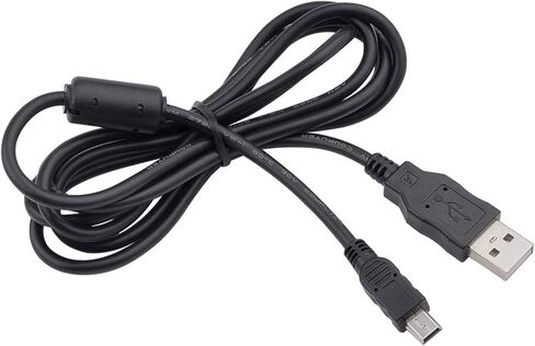 5ft Replacement UC-E4 UC-E5 UC-E15 USB Data Transfer Charging Cable Compatible with Nikon Digital SLR DSLR D300 D3000 D300S D3100 D3S D3X D40 D50 D70 D70s D80 D90 D100 D4 D4S D600 D610 D700 D7000 in Saudi Arabia